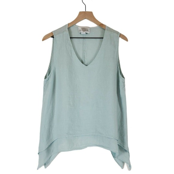 La Fixsun Tops - LA Fixsun Linen Size S Sleeveless Top Lagenlook